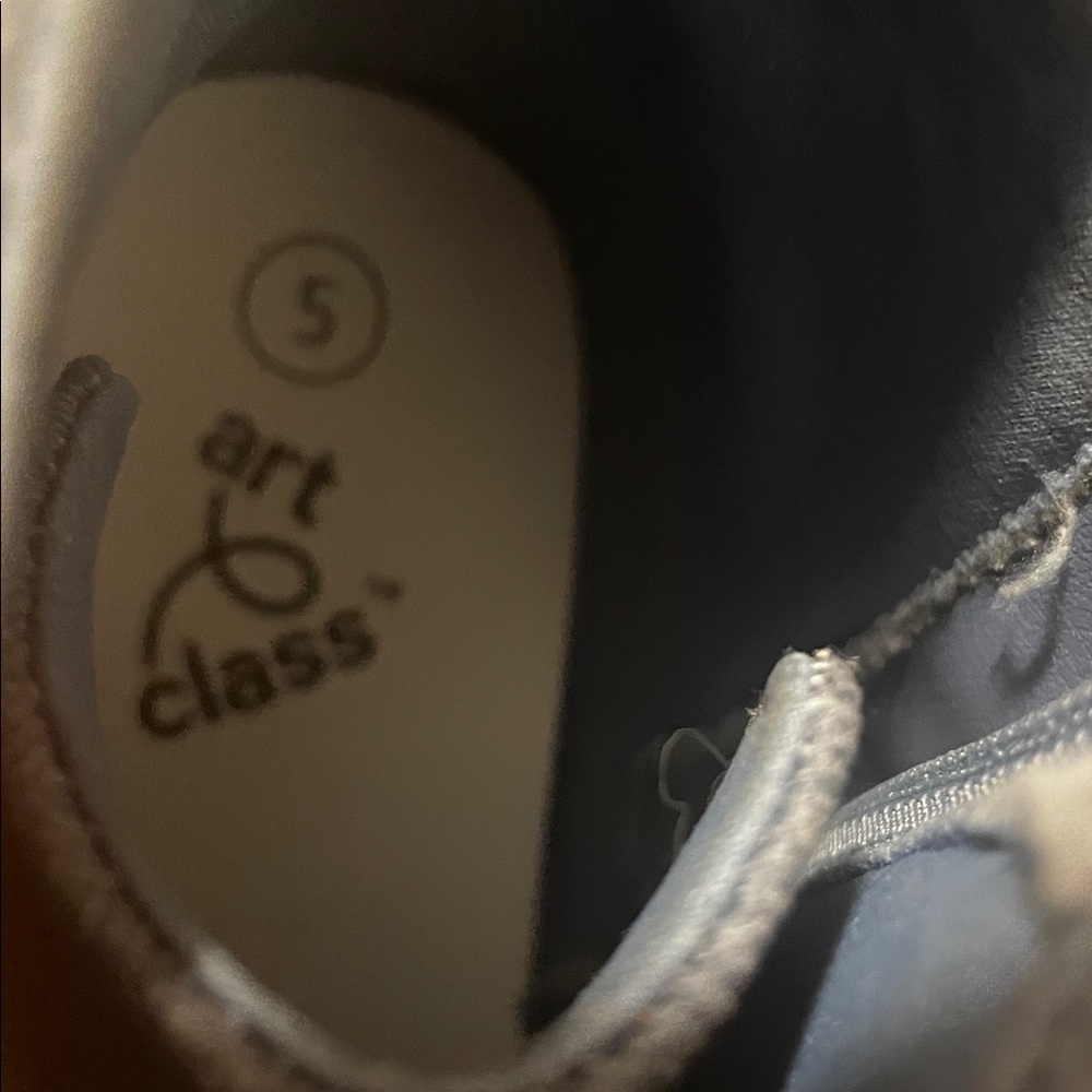 Art Class Denim and White High-Top Sneakers - Picture 5 of 5